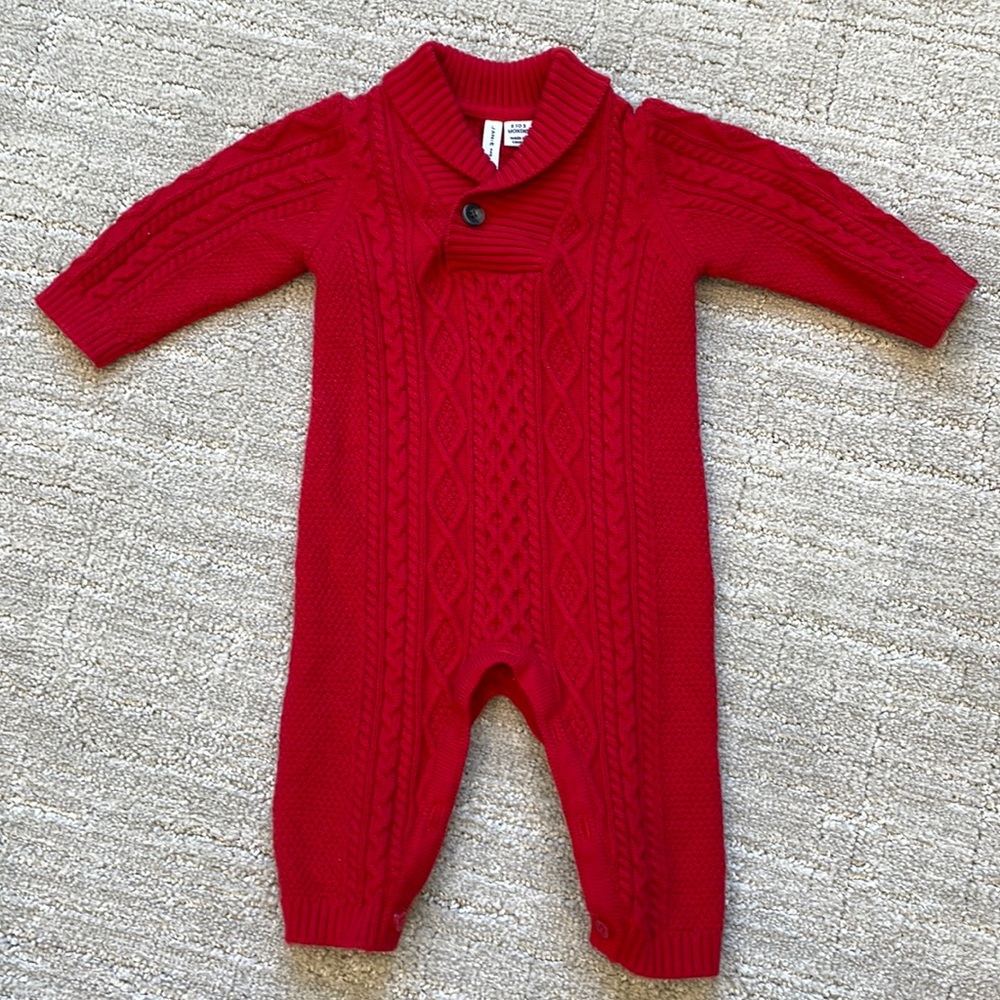 Janie and Jack sweater onesie
